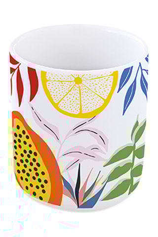 Juego de café de porcelana y bambú Tutti Frutti - 6 personas