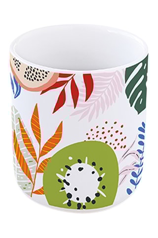 Juego de café de porcelana y bambú Tutti Frutti - 6 personas