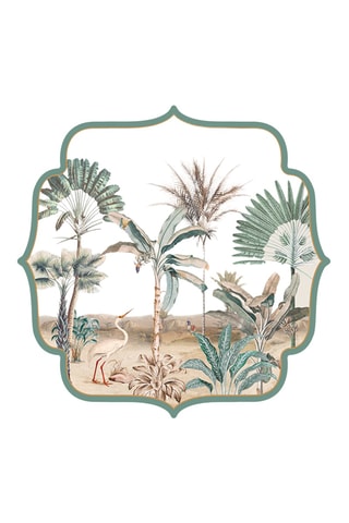 2 manteles individuales Nostalgic Heaven - 34,5 x 34,5 cm - Azul