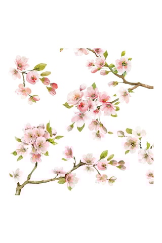 20 servilletas Sakura - Blanco - Azul