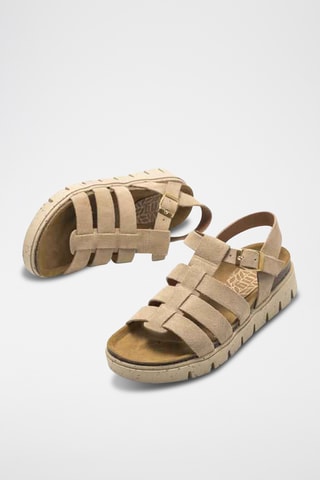 Sandales Lion - Beige 