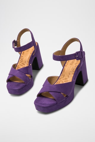 Sandales à talons Britt - Violet