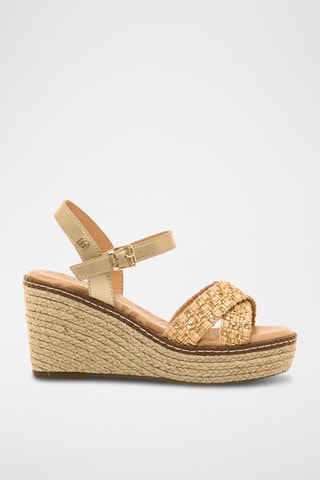 Sandales compensées Claire - Beige