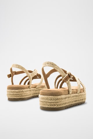 Sandales plateformes Amelie - Beige