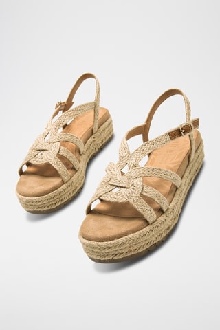 Sandales plateformes Amelie - Beige