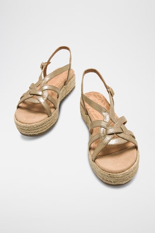 Sandales plateformes Amelie - Beige