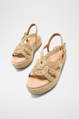 Sandales plateformes Amelie - Beige
