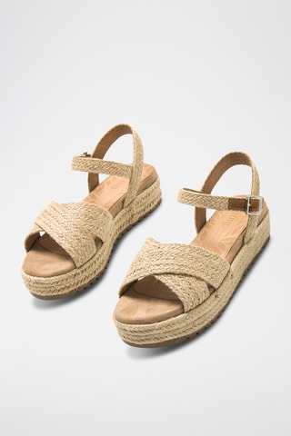 Sandales plateformes Amelie - Beige