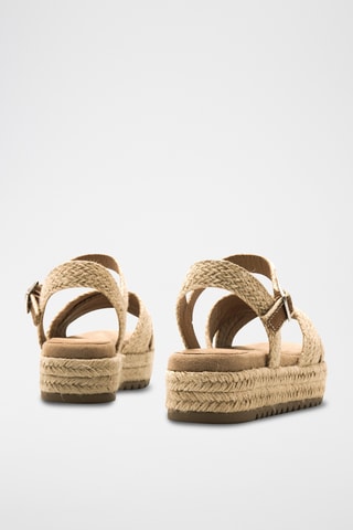 Sandales plateformes Amelie - Beige