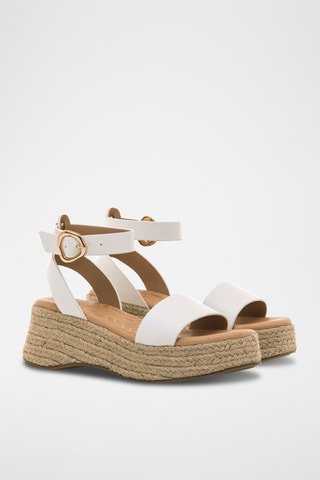 Sandales plateformes Giorgia - Blanc