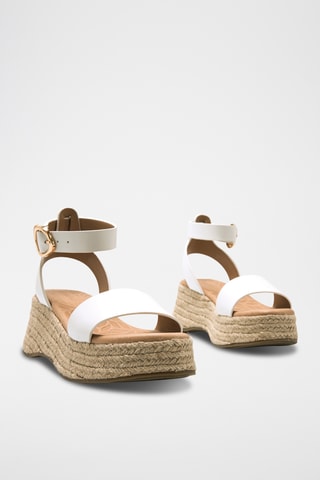 Sandales plateformes Giorgia - Blanc