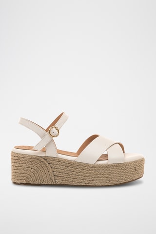 Sandales compensées Amad - Blanc