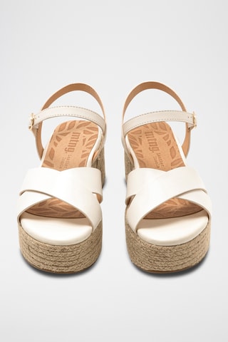 Sandales compensées Amad - Blanc