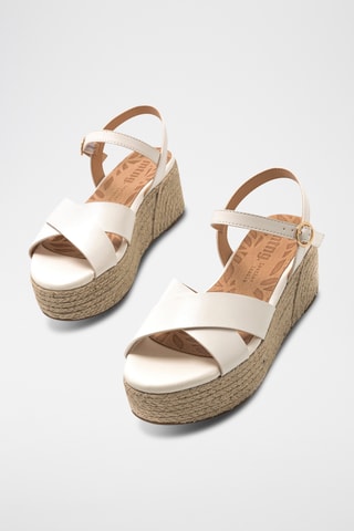 Sandales compensées Amad - Blanc