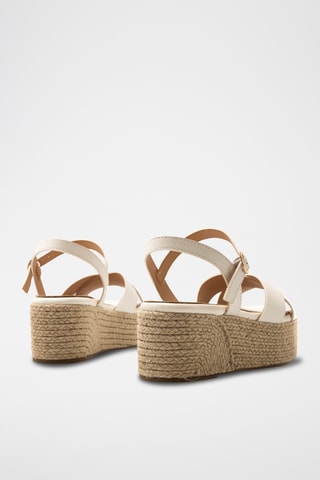 Sandales compensées Amad - Blanc