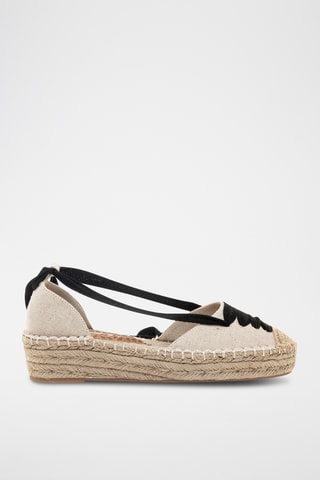 Espadrilles compensées Blonde - Beige