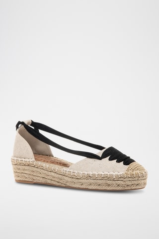 Espadrilles compensées Blonde - Beige