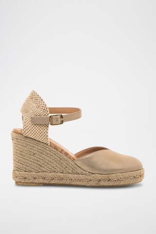 Espadrilles compensées Louisa - Doré