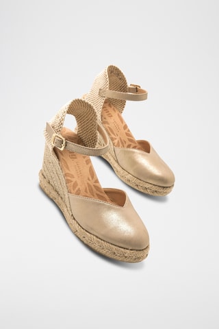 Espadrilles compensées Louisa - Doré