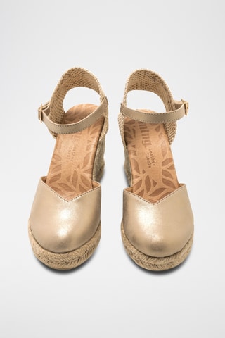 Espadrilles compensées Louisa - Doré