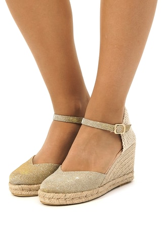 Espadrilles compensées Louisa - Marron