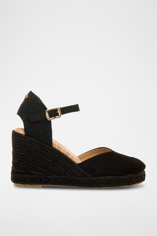Espadrilles compensées Louisa - Noir