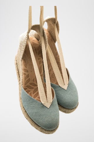 Espadrilles compensées Louisa - Ciel