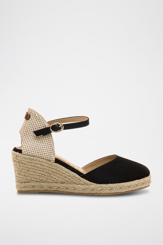 Espadrilles compensées Austen - Noir