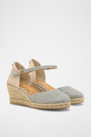 Espadrilles compensées Austen - Argenté 