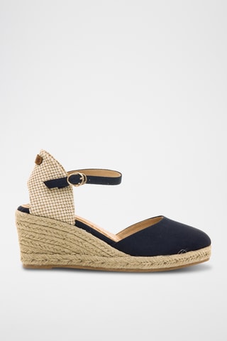 Espadrilles compensées Austen - Bleu marine 