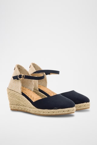 Espadrilles compensées Austen - Bleu marine 