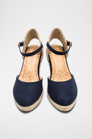 Espadrilles compensées Austen - Bleu marine 