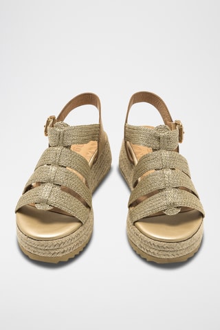 Sandales compensées Lydia - Beige