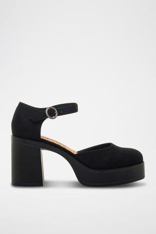 Sandales à talons Sixties - Noir