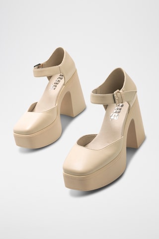 Sandales à talons Iron - Beige