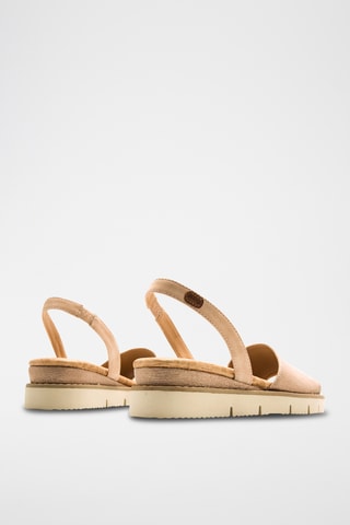 Sandales compensées Siren - Doré rose