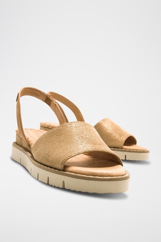 Sandales compensées Siren - Doré