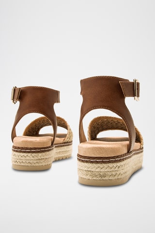 Sandales plateformes Amelie - Marron