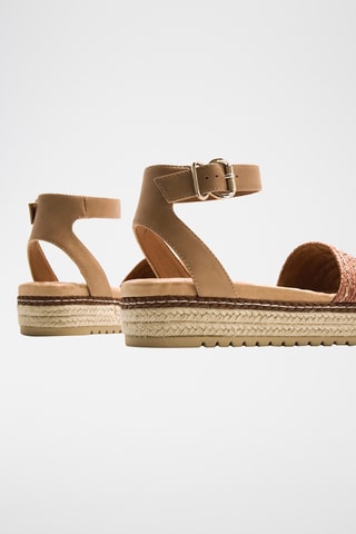 Sandales plateformes Amelie - Beige