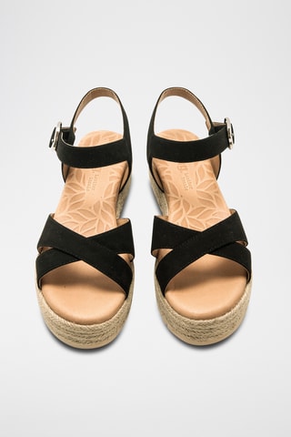 Sandales plateformes Amelie - Noir