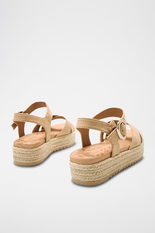 Sandales plateformes Amelie - Beige