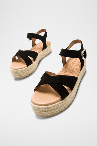 Sandales plateformes Amelie - Noir