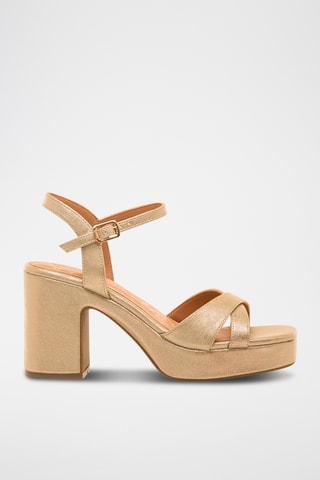 Sandales à talons Britt - Doré