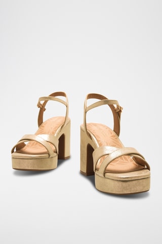 Sandales à talons Britt - Doré