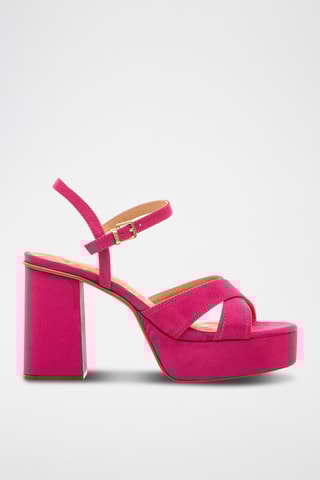 Sandales à talons Sindy - Fuchsia