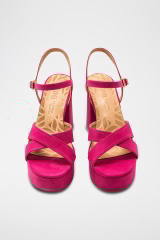 Sandales à talons Sindy - Fuchsia