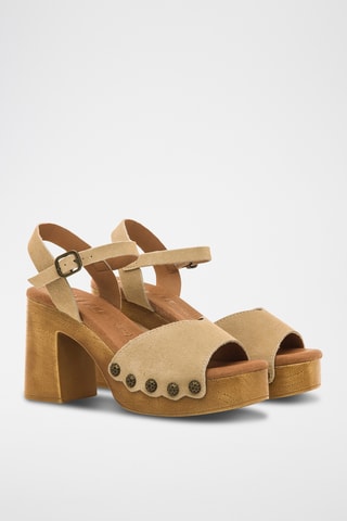 Sandales à talons Coyote - Beige