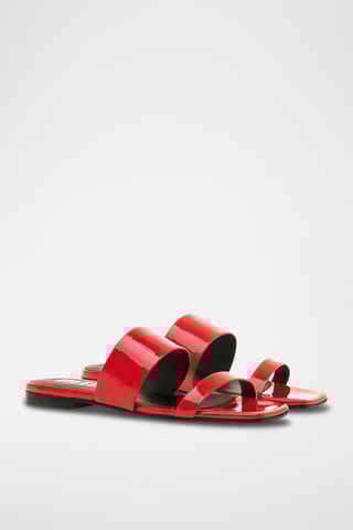 Mules vernies Necane - Rouge