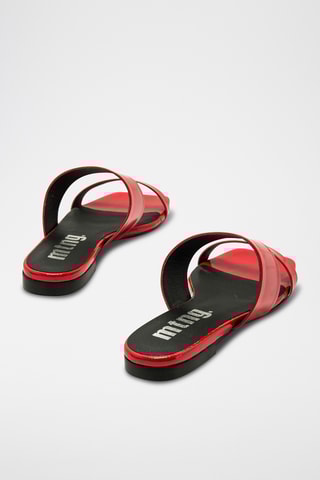 Mules vernies Necane - Rouge