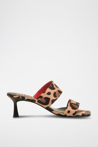 Mules à talons Yvanna - Beige